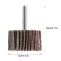 5pcs 1 5 In X 120 Grit Aluminum Oxide Flap Sanding Wheels For Grinding Deburring And Polishing Metal Wood Fits Drills Die