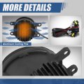 Auto Dynasty Bug-eyed Projector Front Bumper Driving Fog Light Lamps With Wiring Harness Compatible Lexus Rx Gs Is Tacoma