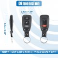 X Autohaux 4 Button Car Keyless Entry Remote Control Key Fob Proximity Smart Nyoseks-tf10atx For Kia Optima 2011-2013 315mhz