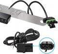 Partsam Compatible With Jeep Wrangler Jk Fender Led License Plate And Third 3rd Brake Light 2m Wiring Harness Connectors