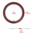 Caltric Clutch Friction Steel Plates And Spring Kit Compatible With Suzuki Lt-f400 Eiger 400 2002 2003 2004 2005 2006 2007 2008