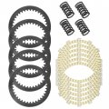Caltric Clutch Friction Steel Plates And Spring Kit Compatible With Suzuki Lt-f400 Eiger 400 2002 2003 2004 2005 2006 2007 2008