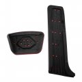 X Autohaux 2pcs Gas Pedal Brake Pad Anti Slip Cover For Lexus Car Pedals Accessories Red