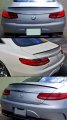 Fits For 2015-2019 Mercedes Benz S550 S63 S65 2 Door Coupe Vip Premium Carbon Fiber Trunk Spoiler Wing