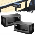 Partsam 2pcs Heavy Duty Black Steel Utility Truck Trailer 6 Tail Light Guard Oval Box Side For Sealed Lights And 2 Clearance