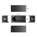 Partsam 2pcs Heavy Duty Black Steel Utility Truck Trailer 6 Tail Light Guard Oval Box Side For Sealed Lights And 2 Clearance