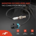 A-premium O2 Oxygen Sensor Compatible With Chevrolet Hhr 2006-2007 2 4l Upstream And Downstream 2-pc Set