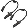 Zreneyfex 2pcs 39180-2b000 Crankshaft Position Sensor Replacement For Hyundai Accent 2012-2014 Kia Rio Replaces Su13885 