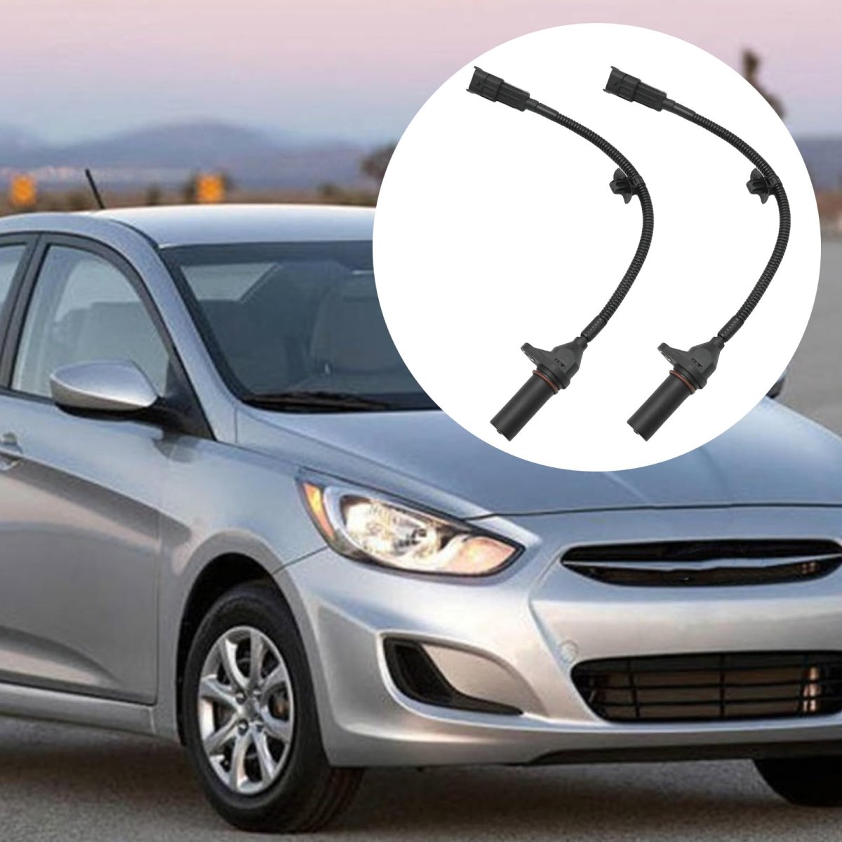 Zreneyfex 2pcs 39180-2b000 Crankshaft Position Sensor Replacement For Hyundai Accent 2012-2014 Kia Rio Replaces Su13885