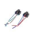 Uxcell 20pcs Plastic H4 3 Wires Harness Socket Car Fog Light Bulb Extension Connector