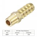 Uxcell Brass Hose Barb Fitting Straight 3 8 Inch X Npt 1 Male Thread Pipe Connector For Water Air Fuel Tube