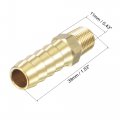 Uxcell Brass Hose Barb Fitting Straight 3 8 Inch X Npt 1 Male Thread Pipe Connector For Water Air Fuel Tube