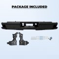 Kuafu Rear Step Bumper Assembly Compatible With 2014-2019 Chevy Chevrolet Silverado Gmc Sierra 1500 W O Sensor Holes