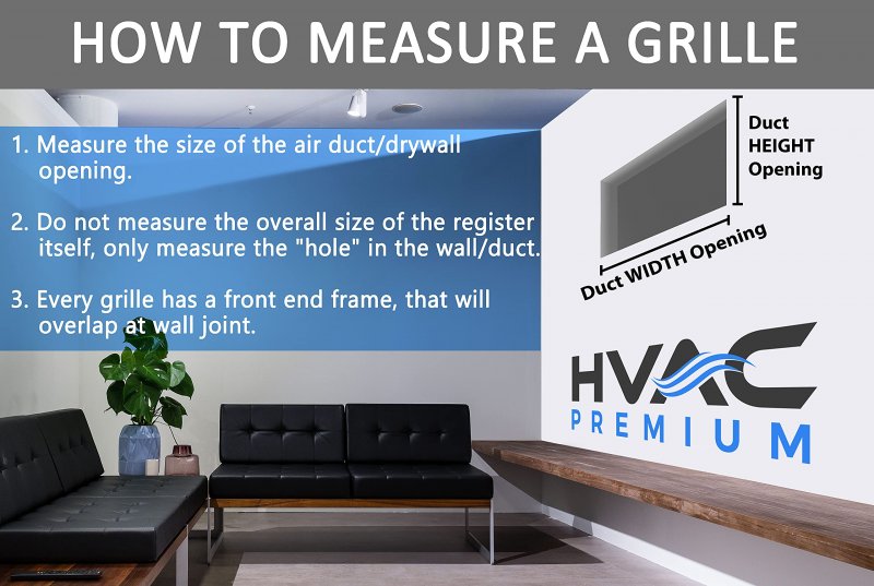 12 W X 8 H 3ay Air Supply Grille Vent Cover Diffuser Flat Stamped Face Ite Outer Dimensions 13 75 W 9 H