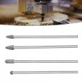 Extended Carbide Rotating Burr Set 4pcs Tungsten Steels Double Cut Burr With 6mm Shank Files Rasp Bit Tools Kit Cutting Burs