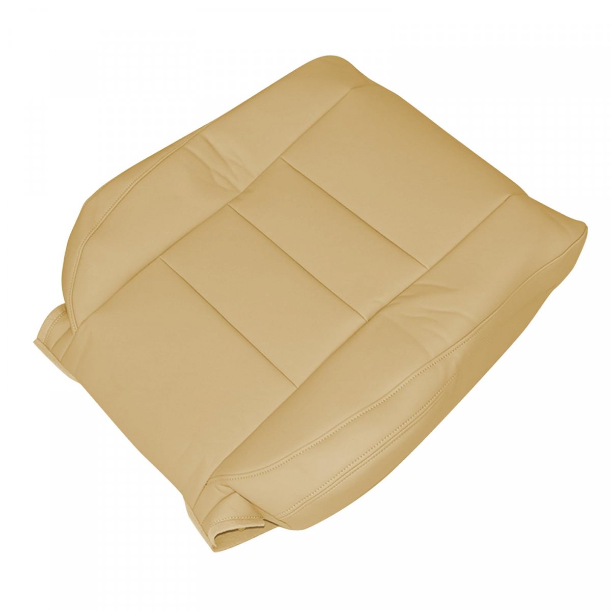 Passenger Side Top Lean Back Replacement Leather Seat Cover Tan For Honda Accord Sedan 2008 2009 2010 2011 2012 Fits 4 Door