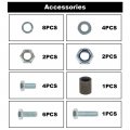 G-plus Engine Swap Adapter Plates W 4 6l Solid Mounts Compatible With Ford Mustang Chassis 1979-2004 5 3l 7l 6 0l Ls