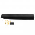 Secosautoparts 877222w000 Black Front Door Side Rh Garnish Molding Compatible With Hyundai Santa Fe 13-18