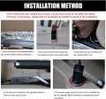 Wonfast Sound Music Beat Activated Sensor Car Sticker Equalizer Glow Rhythm Led Flash Light Audio Voice Lamp 90x25cm Red