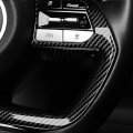 Youtoocar Carbon Fiber Style Steering Wheel Cover Trim Compatible With Hyundai Tucson Nx4 Elantra Cn7 Santa Cruz Accessories