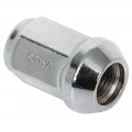 Ocpty M12x1 25 Chrome Lug Nuts 20pcs Closed Wheel 3 4 19mm Hex Factory Replacement For Subaru