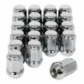 Ocpty M12x1 25 Chrome Lug Nuts 20pcs Closed Wheel 3 4 19mm Hex Factory Replacement For Subaru