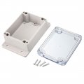 Uxcell 115 X 90 55mm Electronic Abs Plastic Diy Junction Box Enclosure Case W Clear Cover
