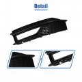 X Autohaux Front Left Fog Light Grille Bumper Grill Cover For Audi A4 S4 S-line 2013-2015 8k0807681l Black