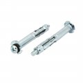 Uxcell M4x54mm Expansion Bolt Sleeve Anchor 15pcs For 18mm-23mm Hollow Wall