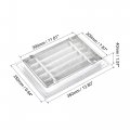 Uxcell Ventilation Grille Rectangle Shape Aluminum Alloy Louvered Air Vent 350x250mm Lxw White With Wire Mesh For 300x200mm