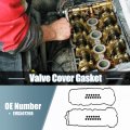 X Autohaux Evs50726r Valve Cover Gasket For Gmc Acadia 2007-2008 Rubber Black 2 Set