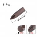 Uxcell 8 Pcs Phillips Bits 5 16-inch 8mm Hex Shank 32mm Length Cross Ph2 Magnetic Screw Driver S2 Screwdriver Bit