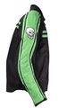 Mens Armored Black And Green Skull Motorcycle Jacket Size M Md Medium 40-42 