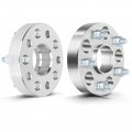Aintier 2pcs 5x4 1 25 With 12x1 5 66 9mm Wheel Spacers Adapters 5 Lug Fits For Equinox G8 Camaro