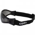 Global Vision Z-33 Padded Motorcycle Riding Skydiving Goggles Clear Smoke Yellow