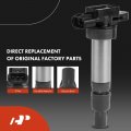 A-premium Set Of 6 Ignition Coil Pack And Iridium Spark Plugs Compatible With Suzuki Wagon R 1998-2003 Alto 1994-1998 2000-2002