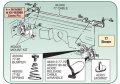 1977-1982 Corvette Hood Catch Mount Kit