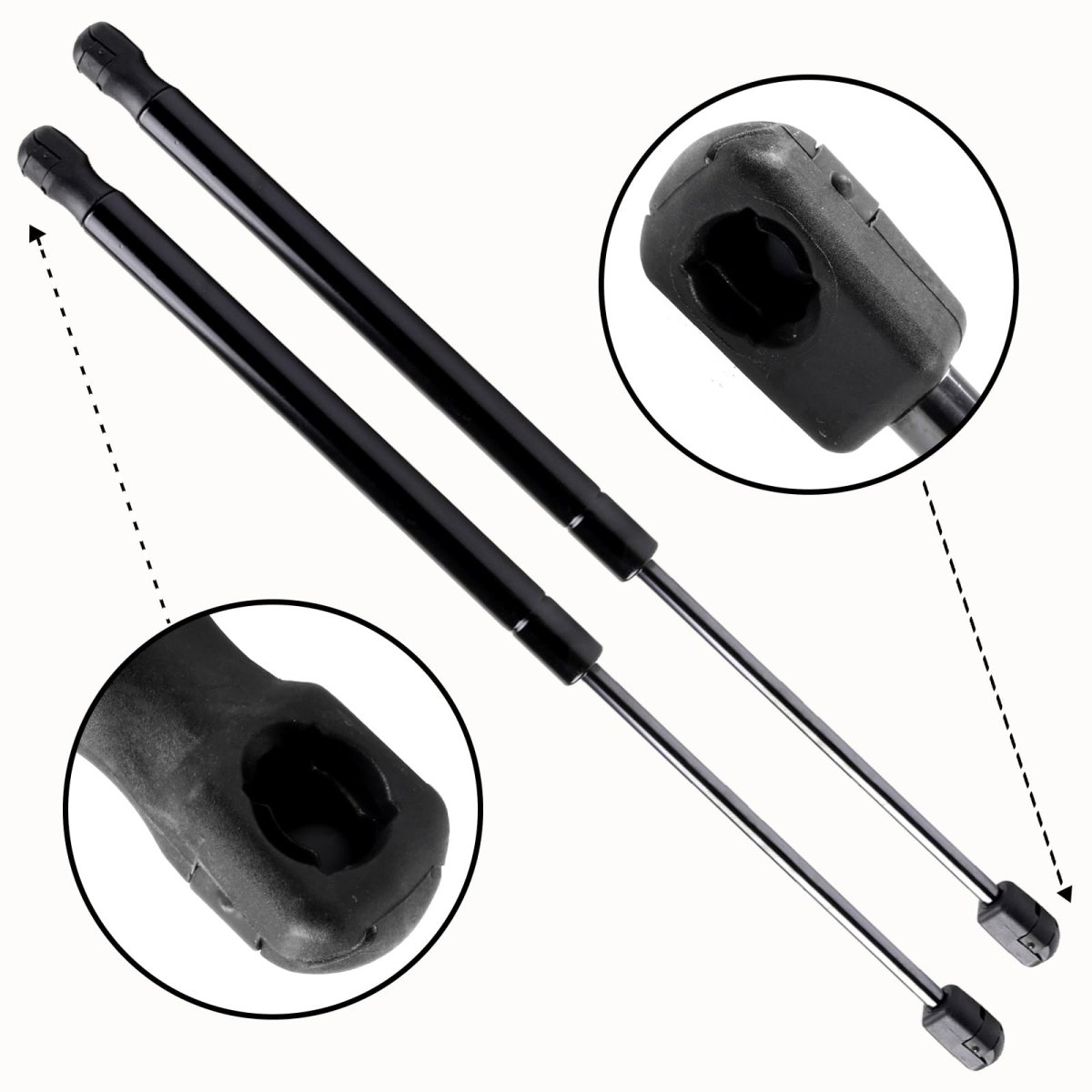16 68 In Pm3265 Hood Lift Supports Struts For Honda Accord Crosstour 2010 2011 And 2012 2015 Pair Of Front Left Right