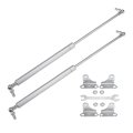 2 Pcs 17inch 22 5lb 100n Silver Tone Lift Supports Struts Shocks Gas Spring With Wrench Universal For Rv Car Truck Boat 
