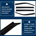 Aintier Ventvisor Side Window Deflector Visors Rain Guard Set Fits For 2001-2007 Toyota Highlander