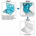 Uxcell Stainless Steel Shelves Corner Brace 28mmx28mmx36mm Joint L Shape Right Angle Fastener Joints Support Bracket Pack Of 30