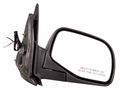 Passenger Side Door Mirror Set 330-5415r3ef Texture Black Polished Finish Convex Lens Right Outer Mount For Cars 