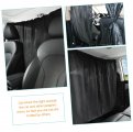 Wakauto Sun Shade For Car 4 Pieces Curtains Opaque Portable Privacy Dividers Cars Motorhome Thermal Shield Taffeta Polyester