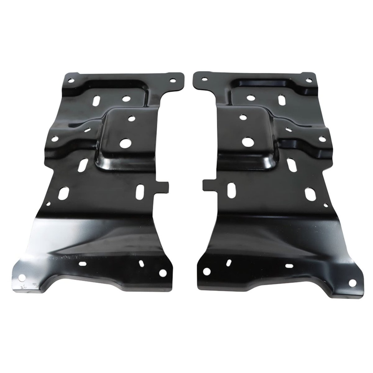 2pcs Front Driver And Passenger Side Bumper Mounting Plate Replacement For 2018 2019 2020 Jl3z17b985a Jl3z17b984a Fo1066198