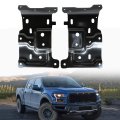 2pcs Front Driver And Passenger Side Bumper Mounting Plate Replacement For 2018 2019 2020 Jl3z17b985a Jl3z17b984a Fo1066198 