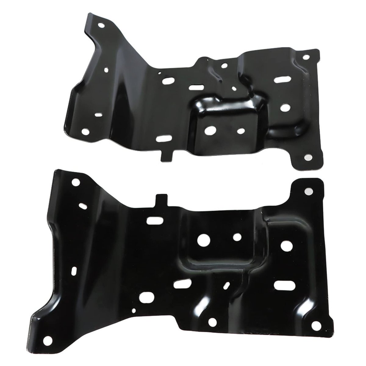 2pcs Front Driver And Passenger Side Bumper Mounting Plate Replacement For 2018 2019 2020 Jl3z17b985a Jl3z17b984a Fo1066198