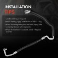 A-premium A C Suction Line Hose Assembly Compatible With Acura Rsx 2002-2006 L4 2 0l Compressor To Evap