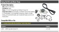 Timing Belt Kit And Water Pump Compatible With 2007-2009 Hyundai Santa Fe 2 7l V6