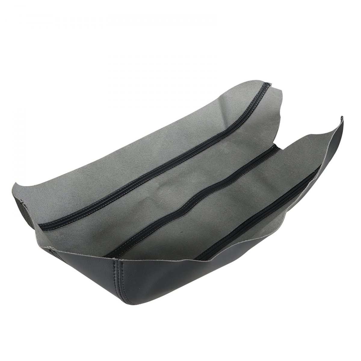 Center Console Lid Armrest Leather Cover Replacement For Acura Rdx 2007-2012 Black