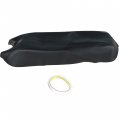 Center Console Lid Armrest Leather Cover Replacement For Acura Rdx 2007-2012 Black 
